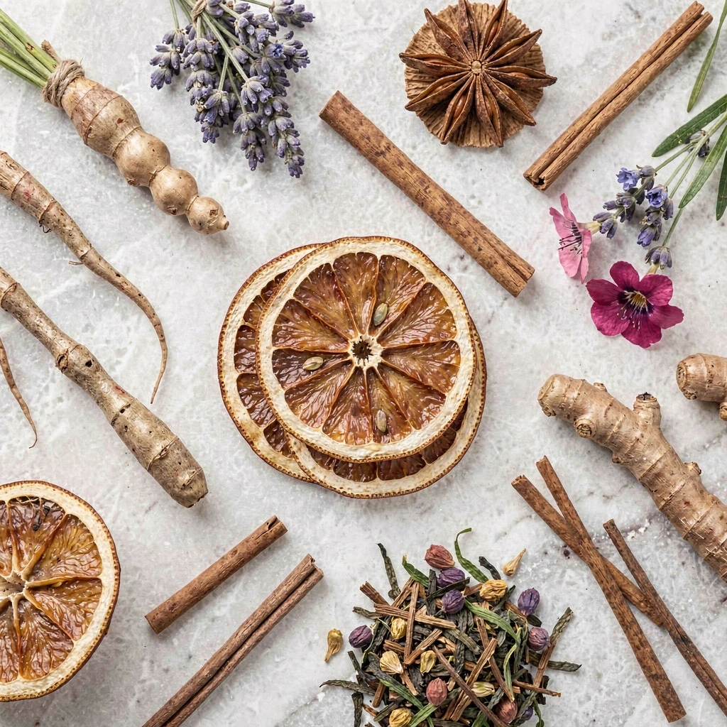 Collection of natural botanical ingredients
